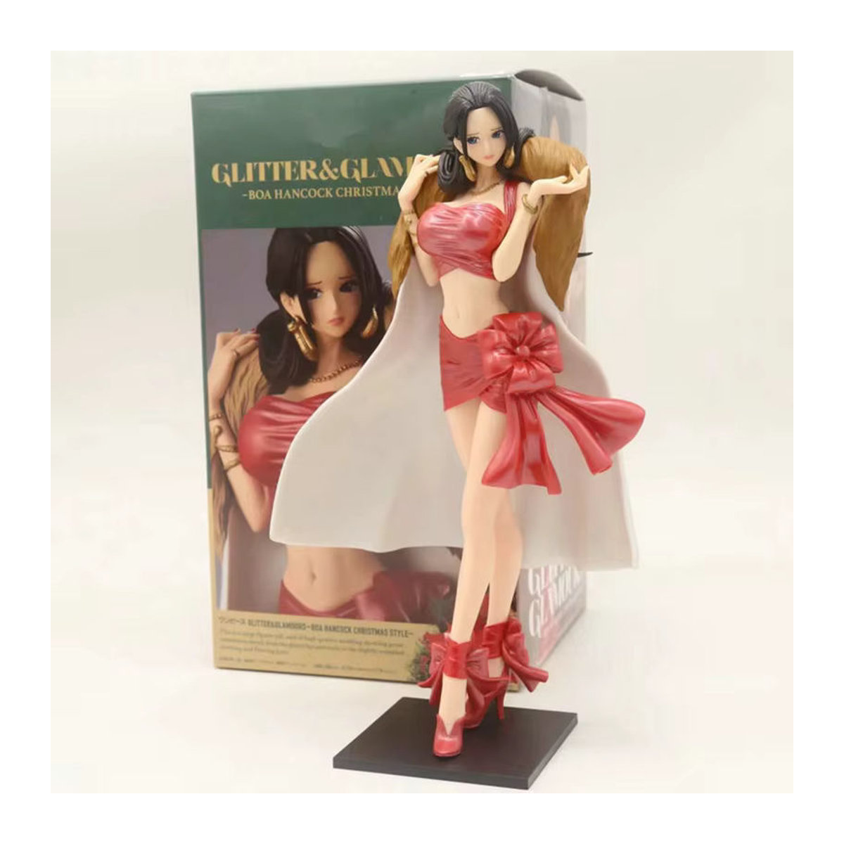 Bandai One Piece Boa Hancock Anime Figur aus Kunststoff, mehrfarbige stehende Statue zur Dekoration - Bild 2