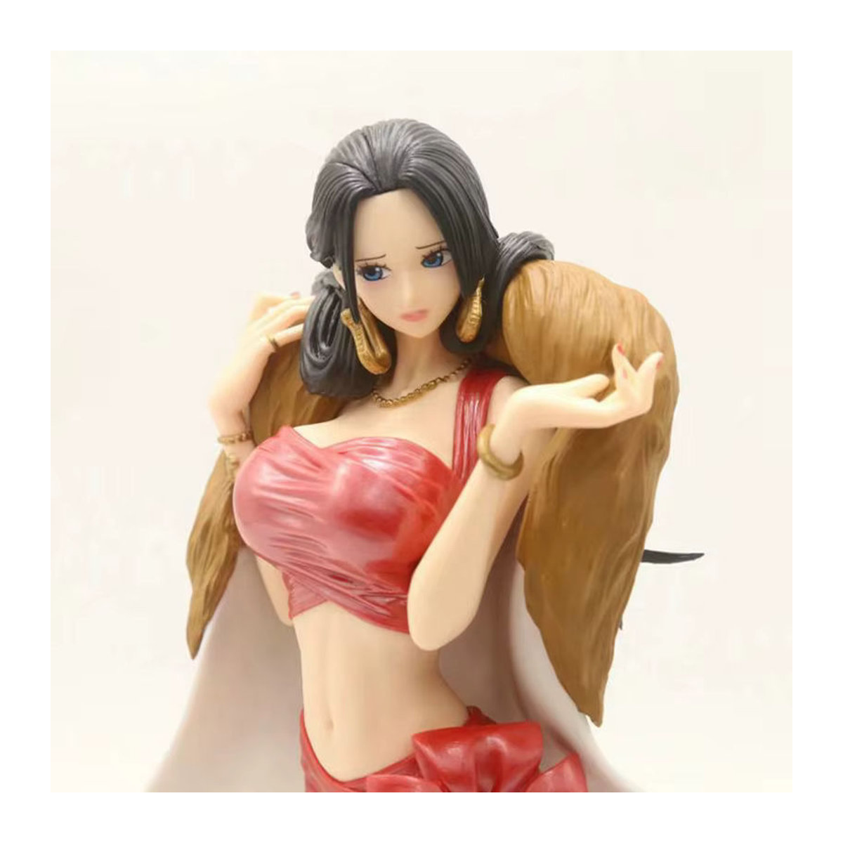 Bandai One Piece Boa Hancock Anime Figur aus Kunststoff, mehrfarbige stehende Statue zur Dekoration - Bild 4
