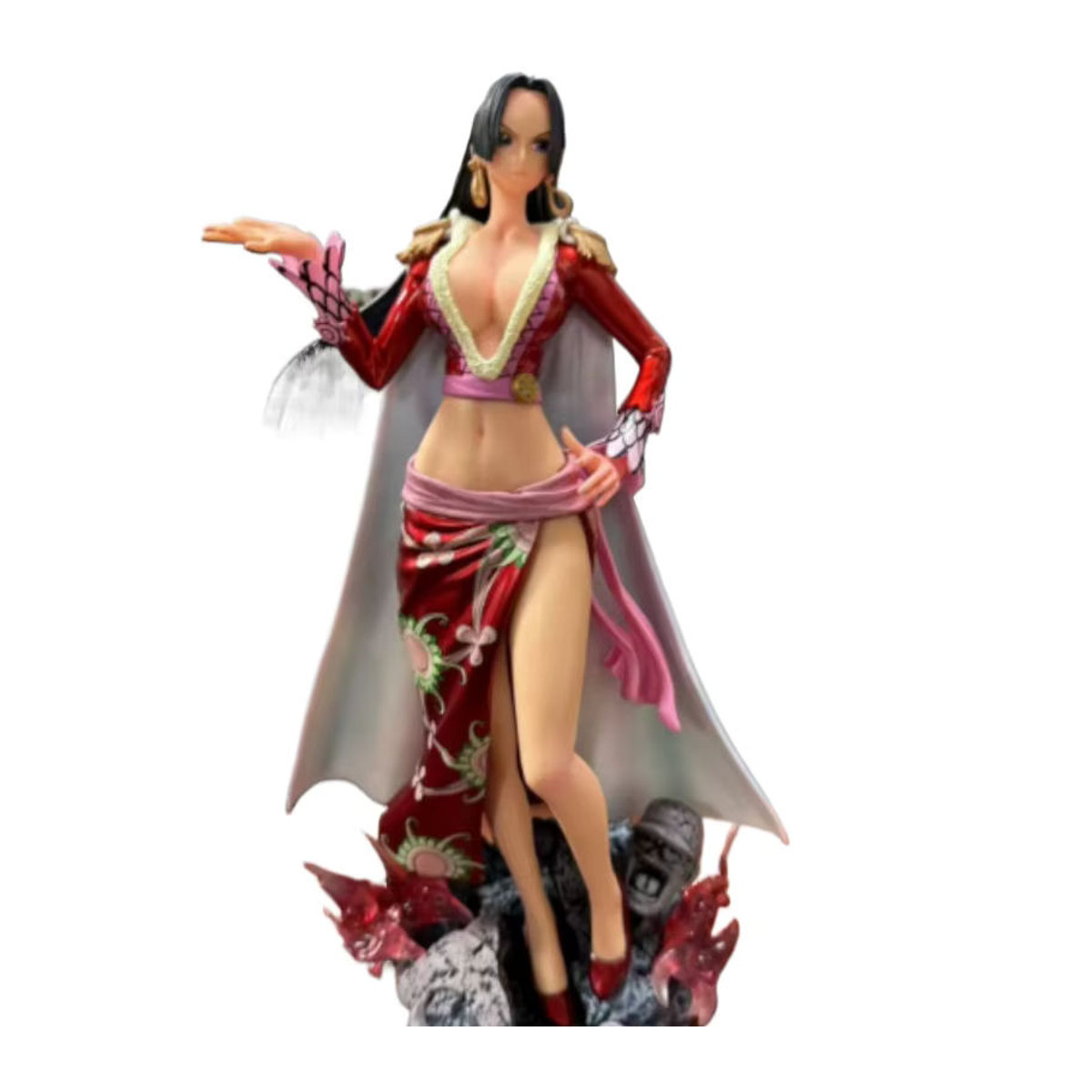 Bandai One Piece Boa Hancock Make A Finger Herz Anime Figur, mehrfarbig, Höhe: 29,5 cm - Bild 7