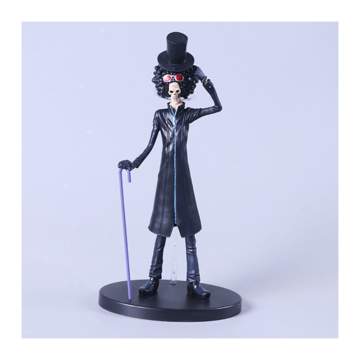 Bandai One Piece Brook Burukku Action Figure in schwarzem Anzug aus Kunststoff, Höhe: 23 cm - Bild 1