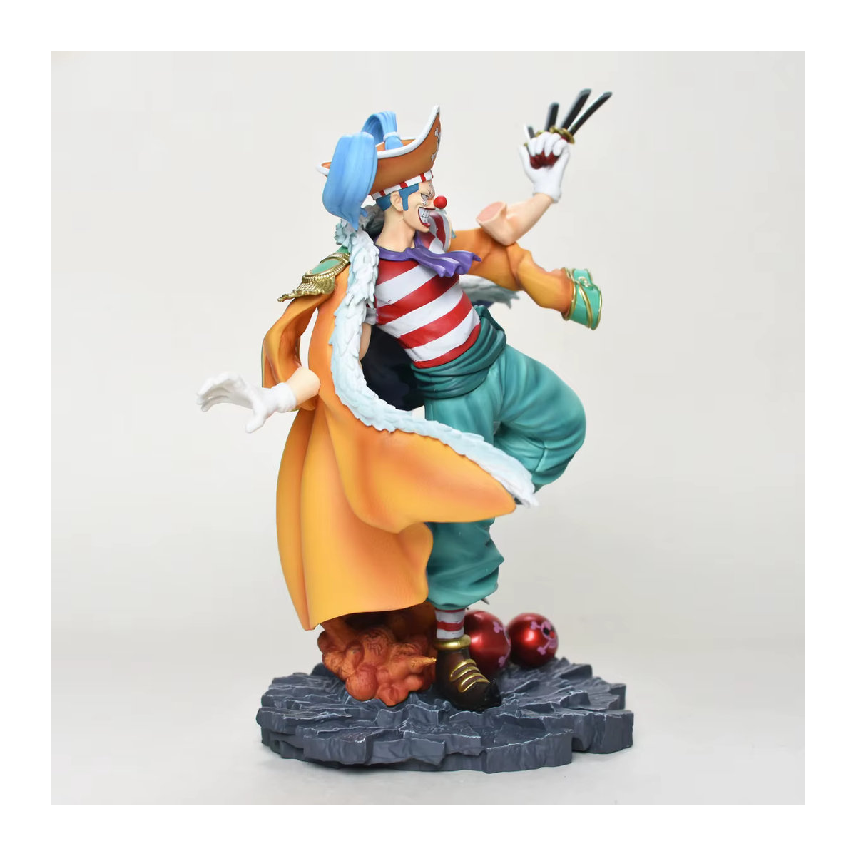 Bandai One Piece Buggy Actionfigur Mehrfarbig als Sammlerstück und Desktop-Ornament - Bild 4