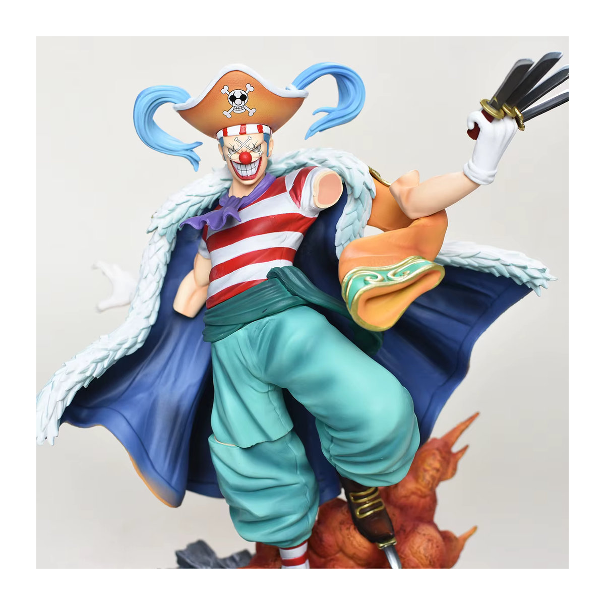 Bandai One Piece Buggy Actionfigur Mehrfarbig als Sammlerstück und Desktop-Ornament - Bild 5