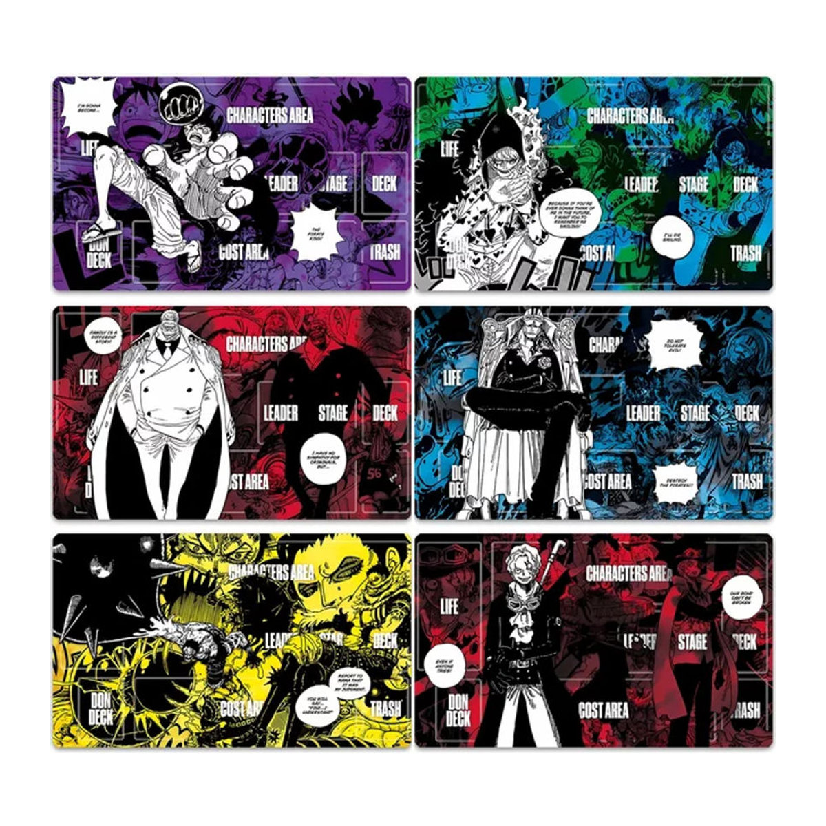 Bandai One Piece Card Game Spielmatte Anime Motiv Bunt B/T/H: 60 x 35 x 0,2 cm - Bild 1