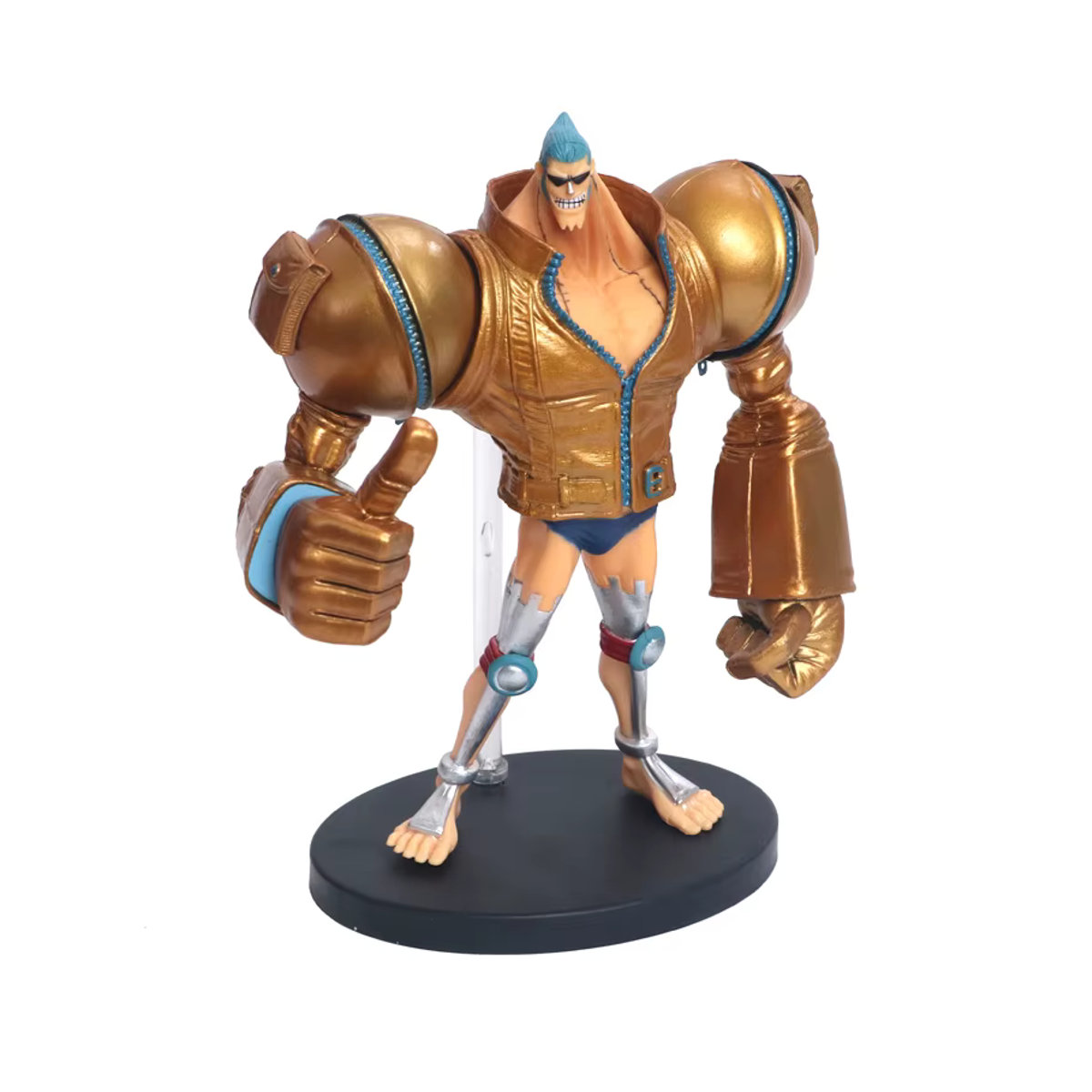 Bandai One Piece DXF The Grandline Men Film Gold Franky Actionfigur aus Kunststoff, Farbe: Gold, Höhe: 18 cm - Bild 2