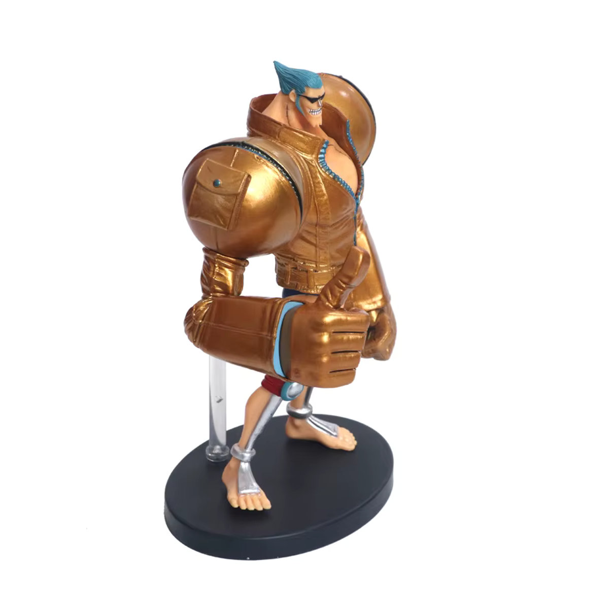 Bandai One Piece DXF The Grandline Men Film Gold Franky Actionfigur aus Kunststoff, Farbe: Gold, Höhe: 18 cm - Bild 3