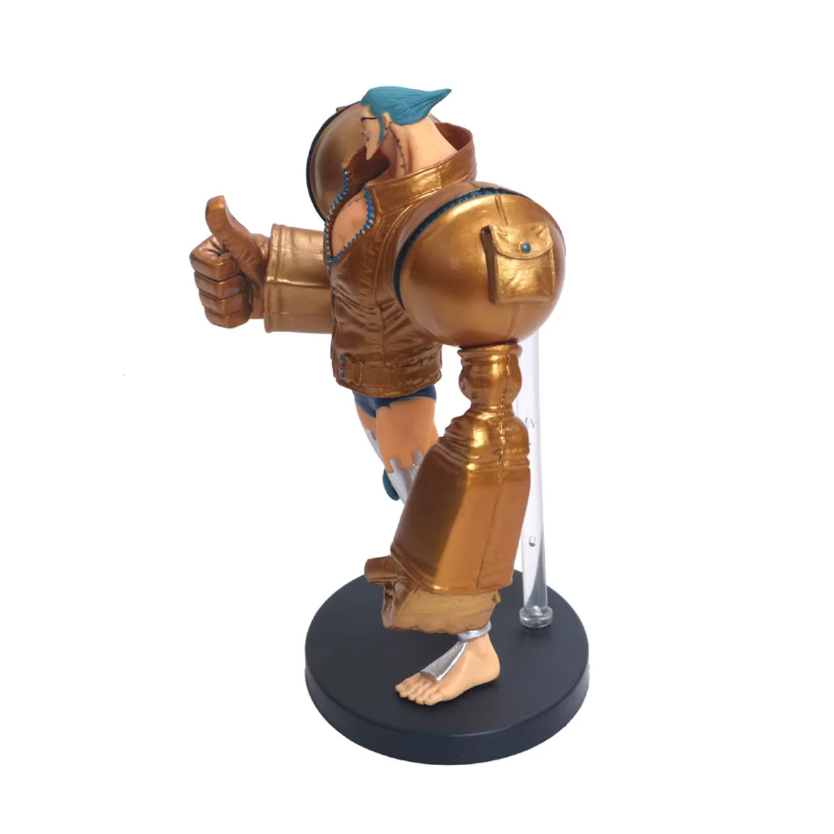 Bandai One Piece DXF The Grandline Men Film Gold Franky Actionfigur aus Kunststoff, Farbe: Gold, Höhe: 18 cm - Bild 4