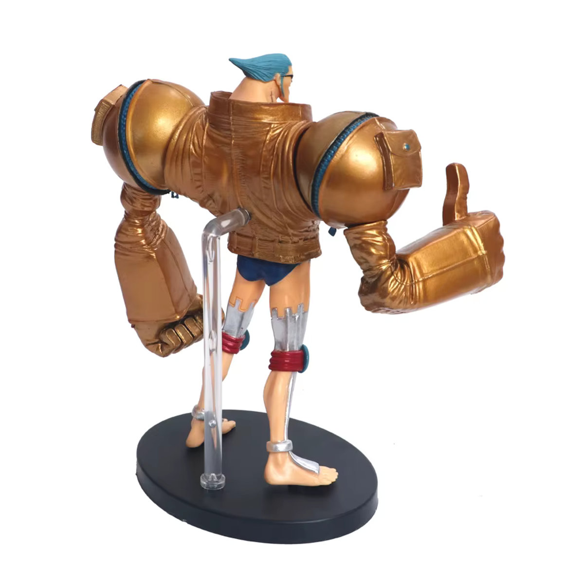 Bandai One Piece DXF The Grandline Men Film Gold Franky Actionfigur aus Kunststoff, Farbe: Gold, Höhe: 18 cm - Bild 5