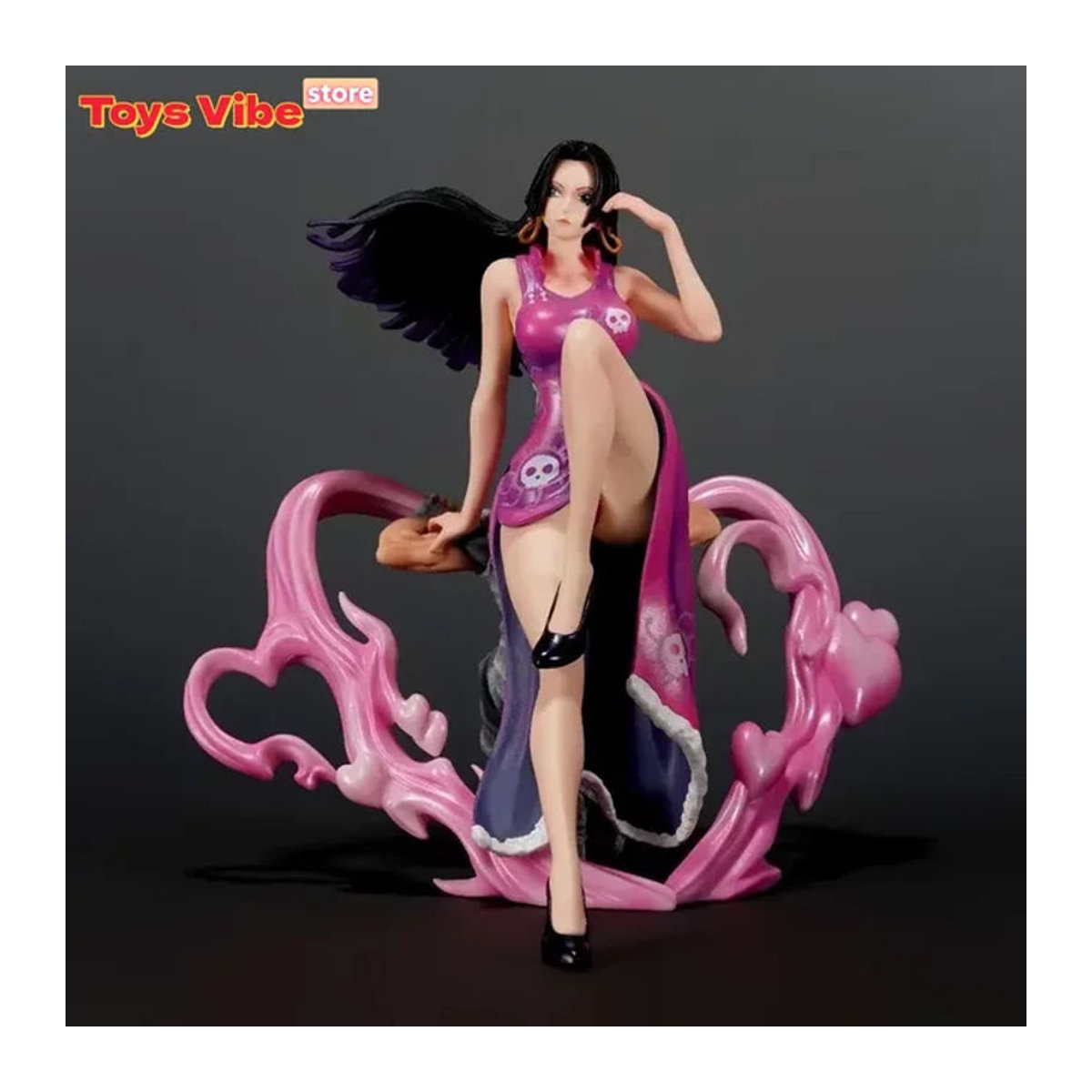 Bandai One Piece Figur Boa Hancock Anime Sammlermodell aus Kunststoff in Rosa, Höhe: 20 cm - Bild 1