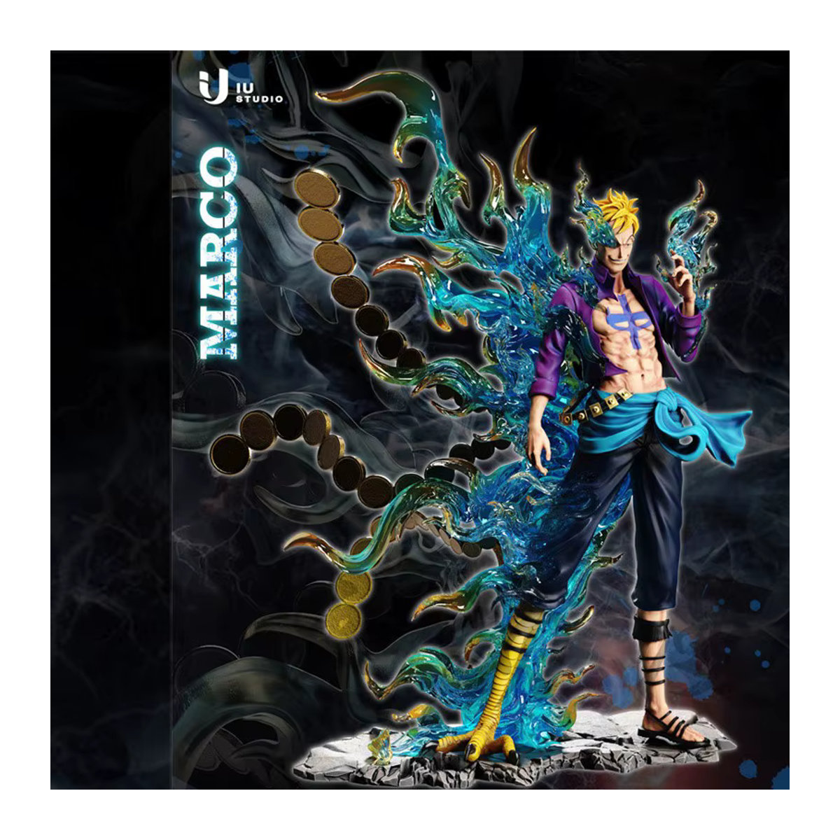 Bandai One Piece Figur Marco aus PVC, mehrfarbig, Höhe: 33 cm - Bild 2