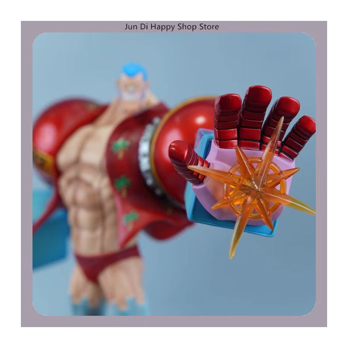 Bandai One Piece Franky Doppelkopf-Skulptur Anime-Figur in mehrfarbiger Ausführung, Höhe: 28,5 cm - Bild 2