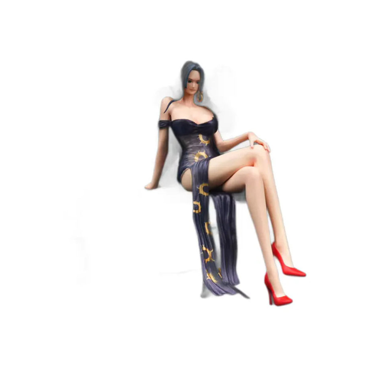 Bandai One Piece GK Sofa Figur Boa Hancock und Nami Suit Thug Series Sammlerstück Ornament Modell, mehrfarbig, Höhe: 21 cm - Bild 4
