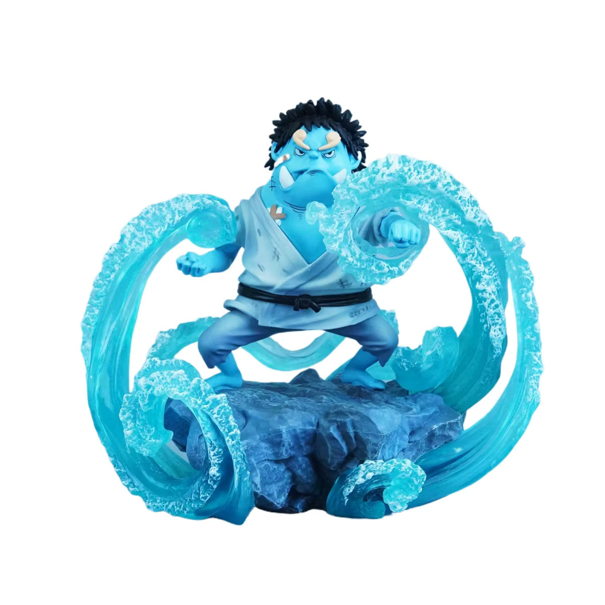 Bandai One Piece Jinbe Actionfigur aus PVC in Blau, 14,5 cm Höhe - Bild 3