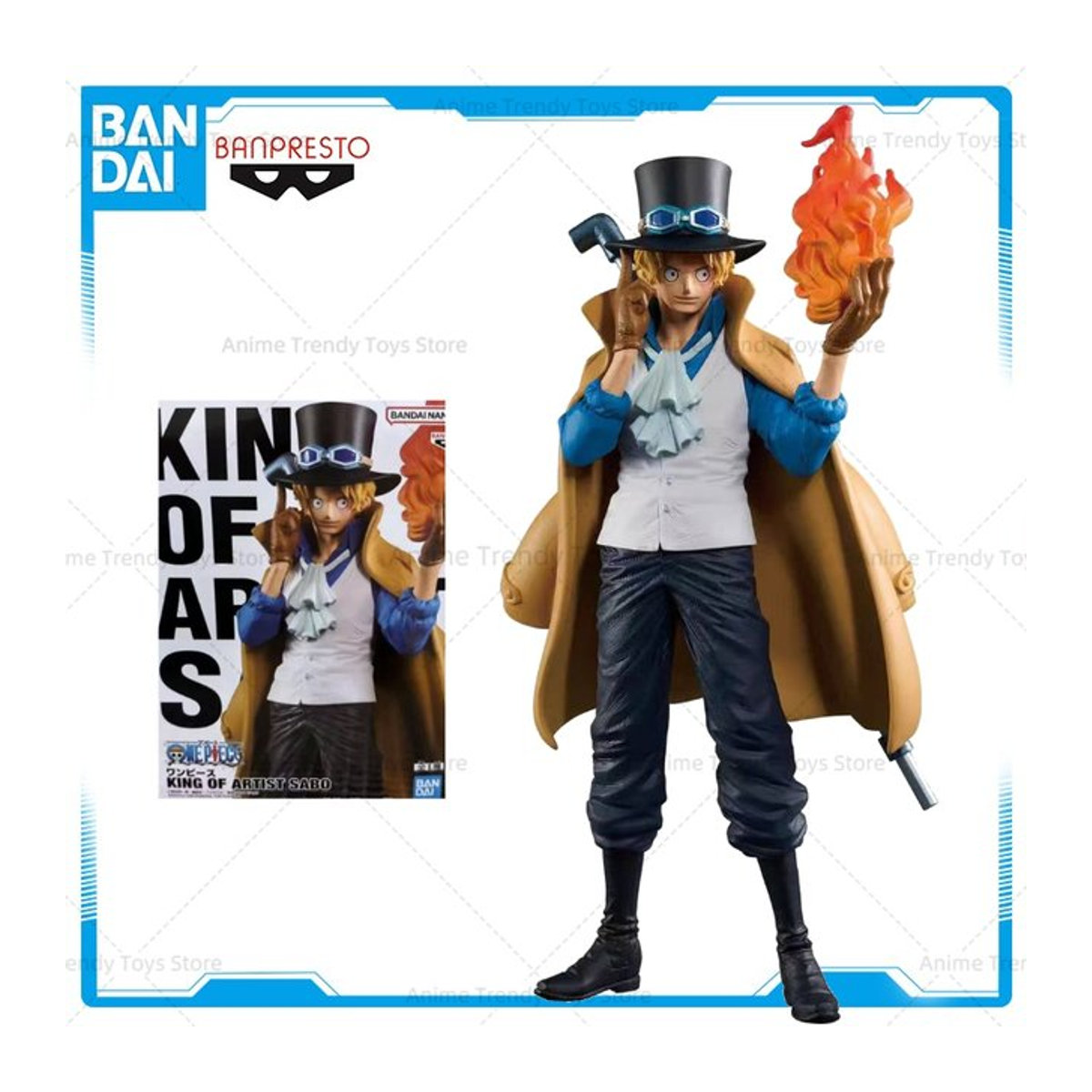 Bandai One Piece King of Artist Sabo PVC Action Figure Mehrfarbig - Bild 1