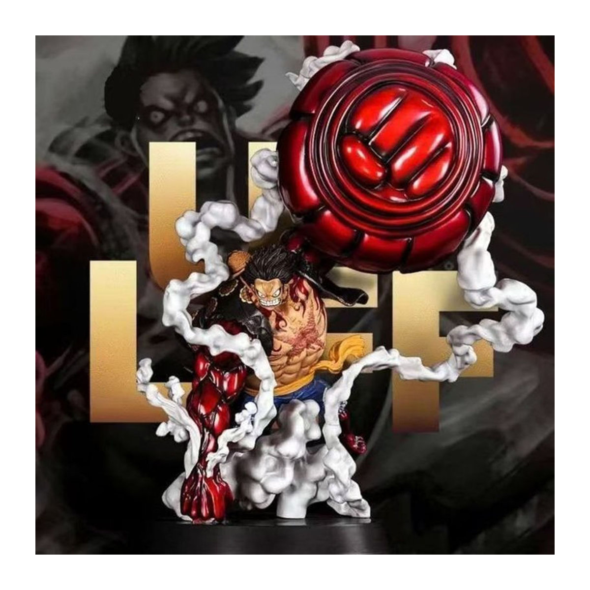 Bandai One Piece Luffy Gear 4 Statue King Kong Gun Anime Figur Mehrfarbig - Bild 1