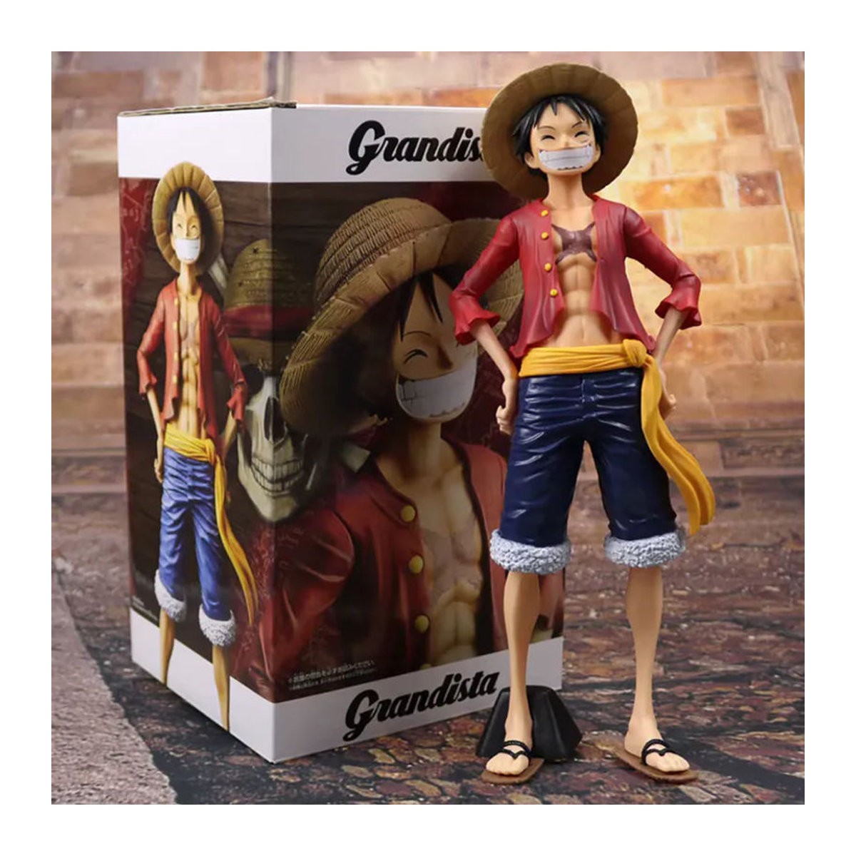 Bandai One Piece Luffy Gear 5 Sonnengott Nika Actionfigur aus PVC, mehrfarbig, Höhe: 27 cm - Bild 2
