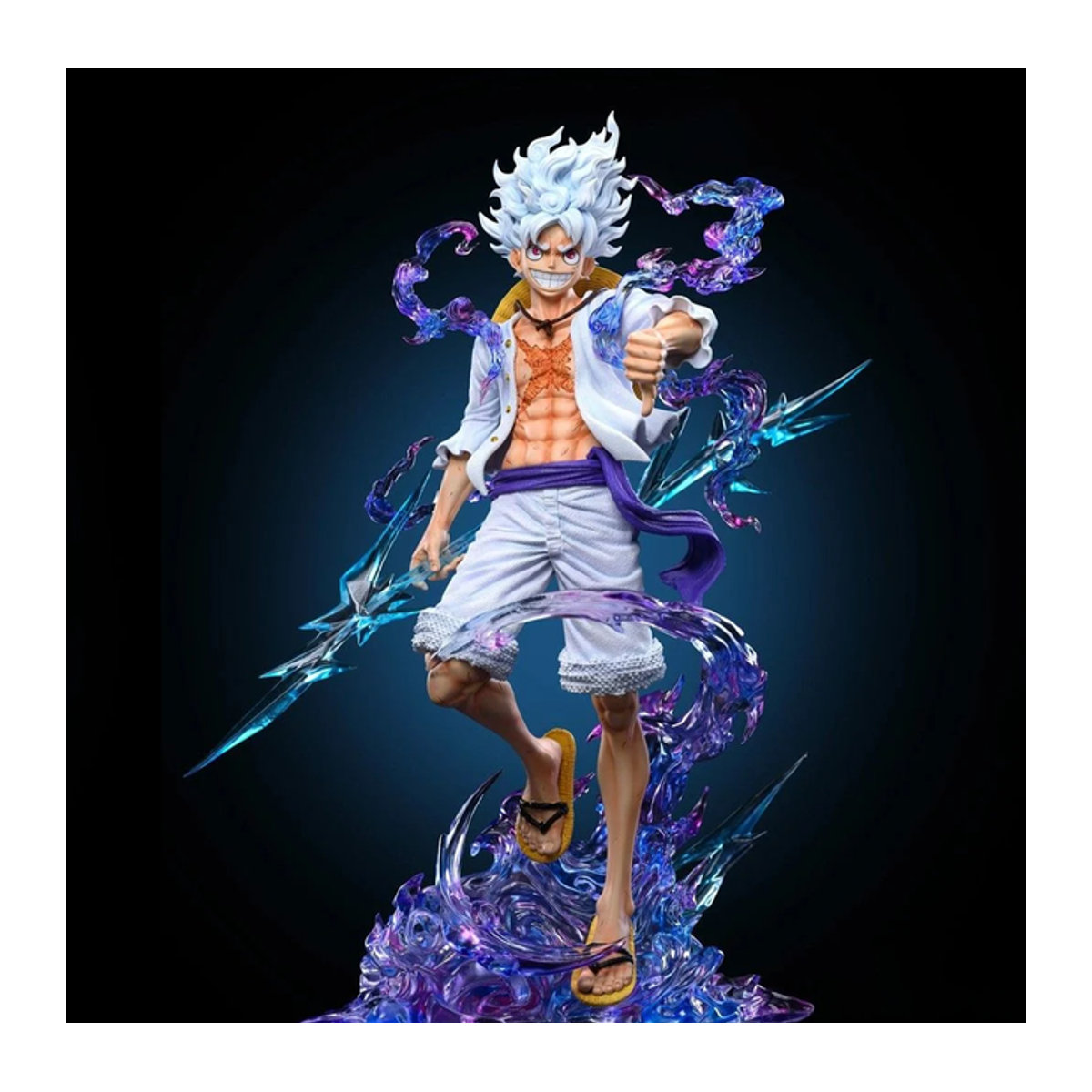 Bandai One Piece Monkey D. Ruffy Modell Statue aus Kunstharz, mehrfarbig - Bild 1