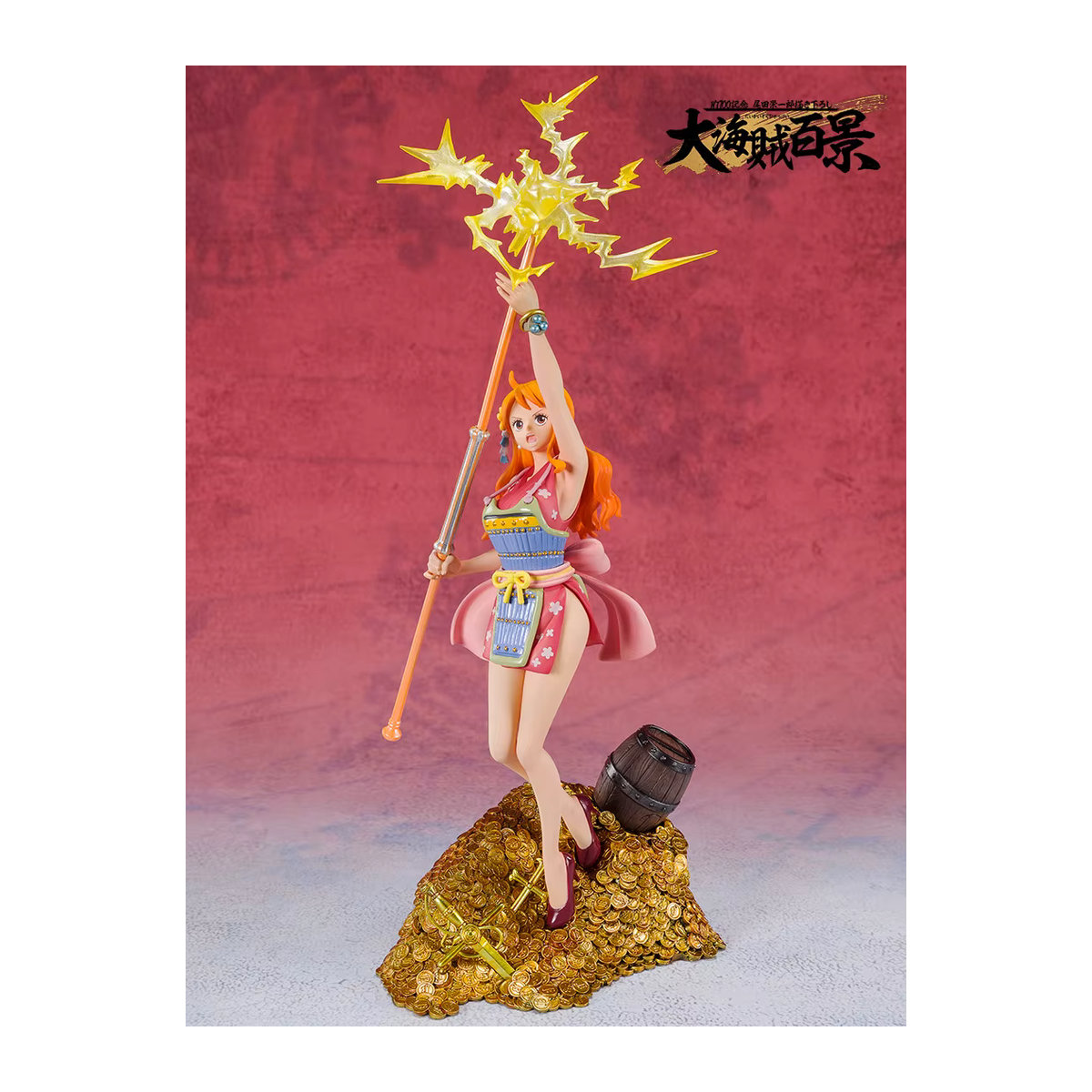 Bandai One Piece Nami Figur mit Magic Weather Wand WT100 Modell in Mehrfarbig - Bild 2