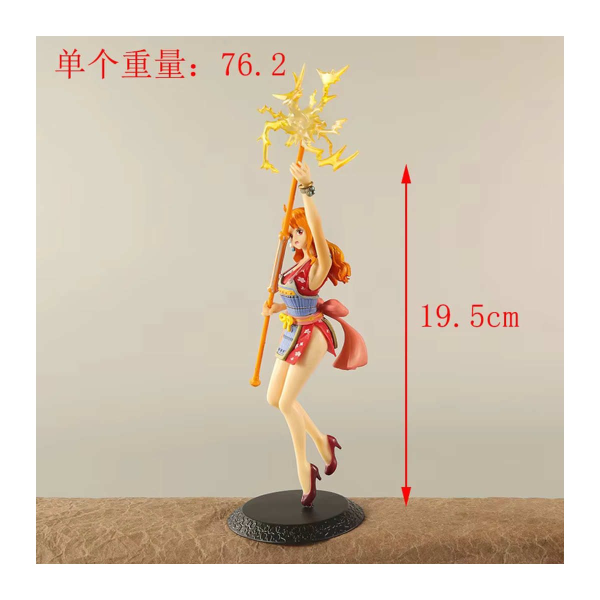 Bandai One Piece Nami Figur mit Magic Weather Wand WT100 Modell in Mehrfarbig - Bild 3