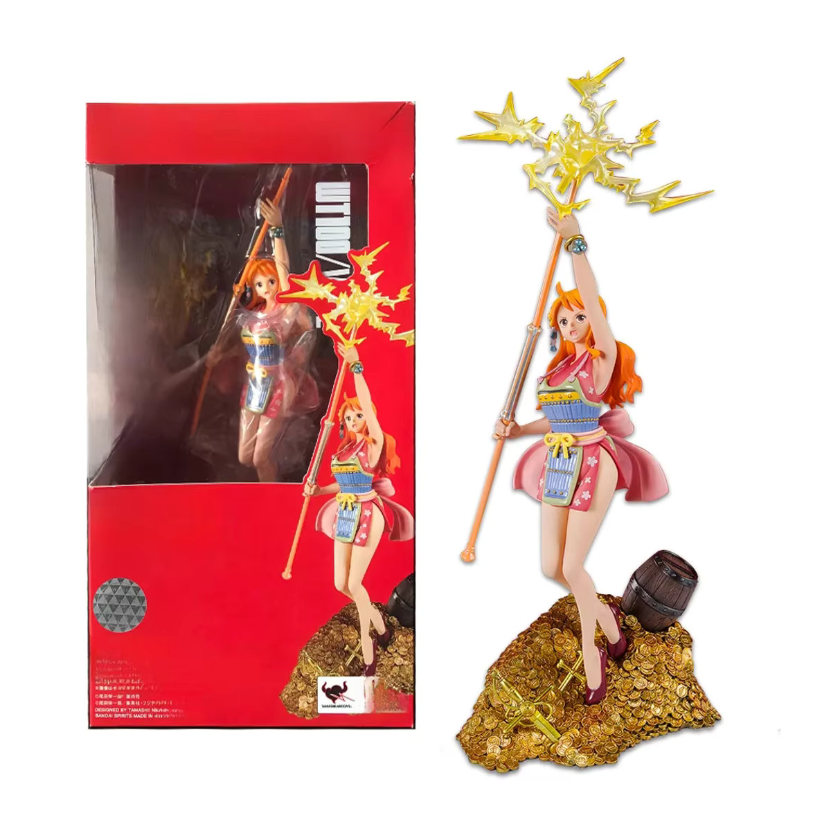 Bandai One Piece Nami Figur mit Magic Weather Wand WT100 Modell in Mehrfarbig - Bild 4