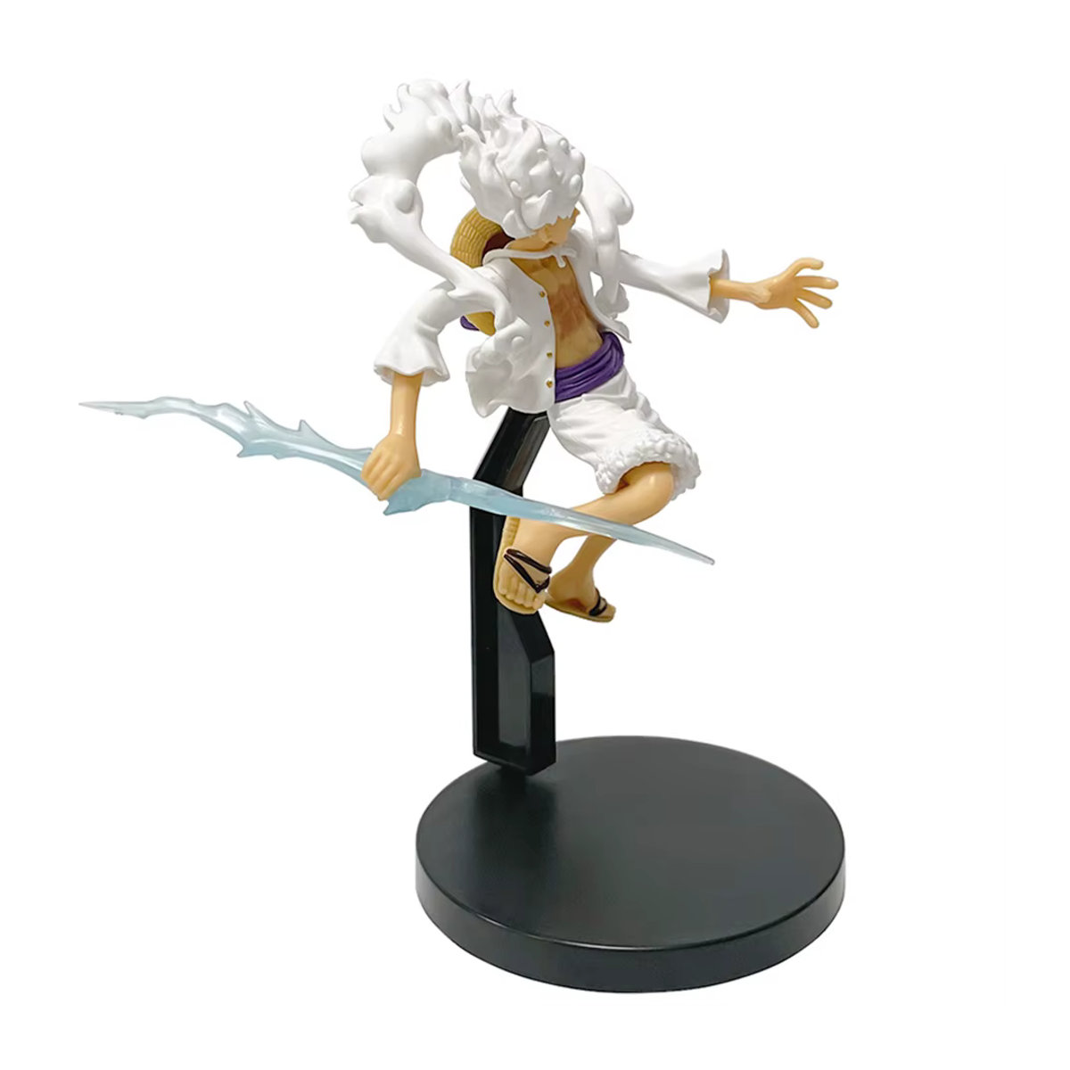 Bandai One Piece Nika Monkey D. Ruffy Actionfigur aus Kunststoff, weiß, Höhe: 18 cm - Bild 3
