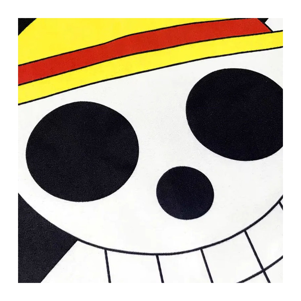 Bandai One Piece Piraten-Schädel-Flagge Wandteppich aus Textil in Schwarz - Bild 5