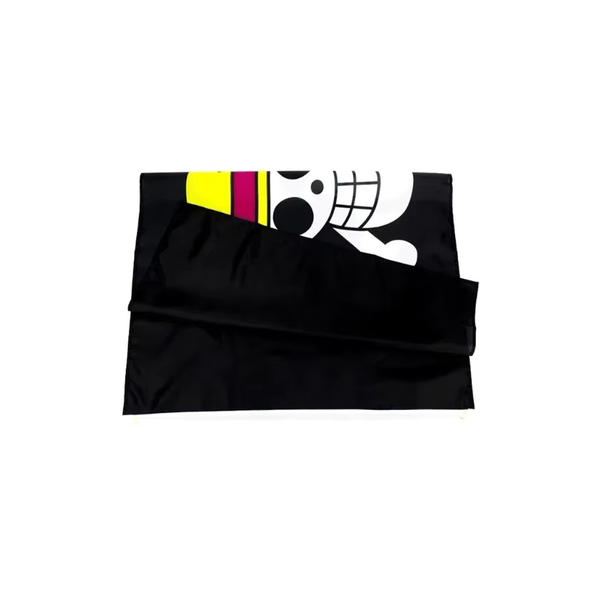 Bandai One Piece Piratenflagge Monkey D. Luffy Skull Design aus Polyester, Schwarz, B: 150 cm, H: 90 cm - Bild 4