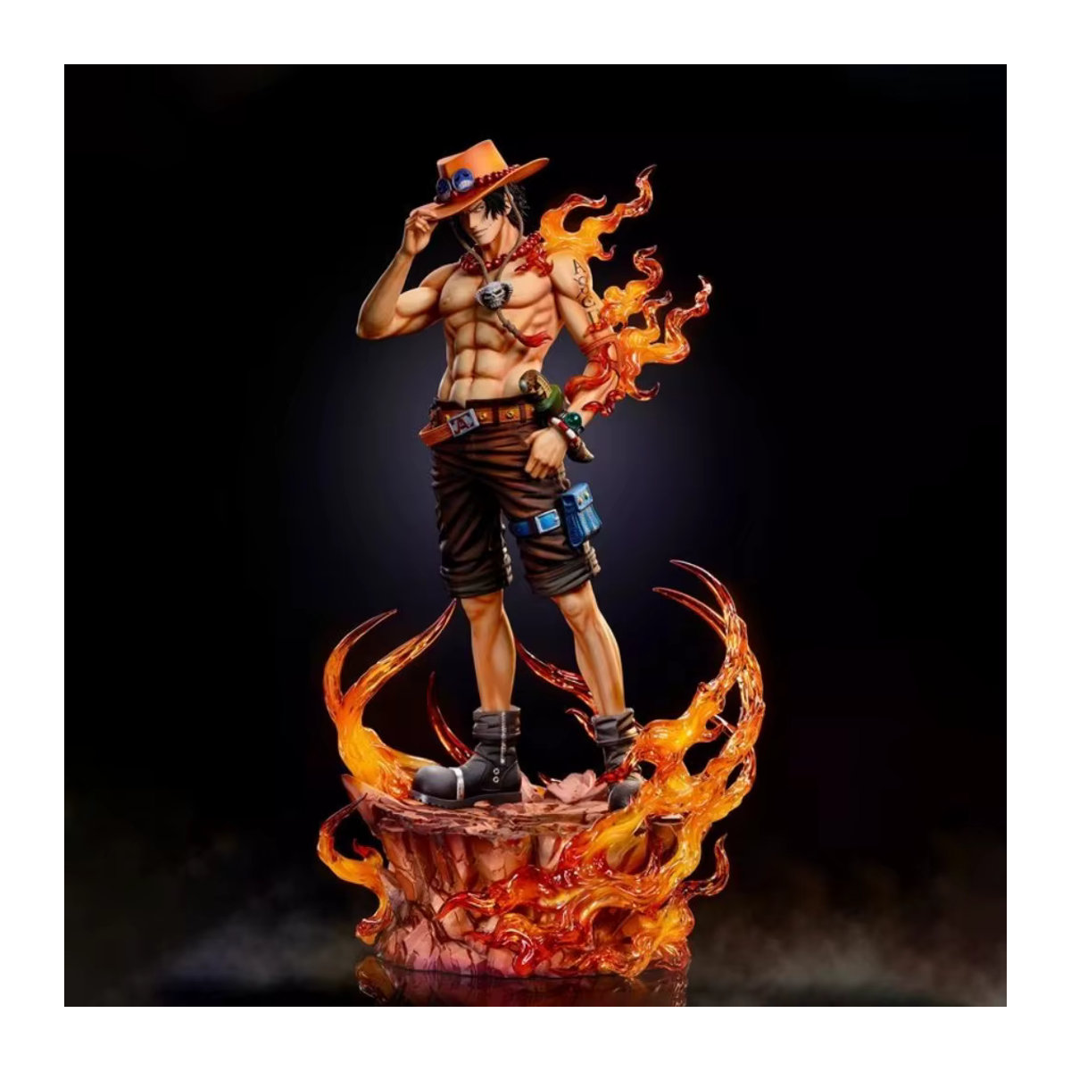 Bandai One Piece Portgas D Ace Actionfigur aus Kunststoff, mehrfarbig, Höhe: 35 cm - Bild 2