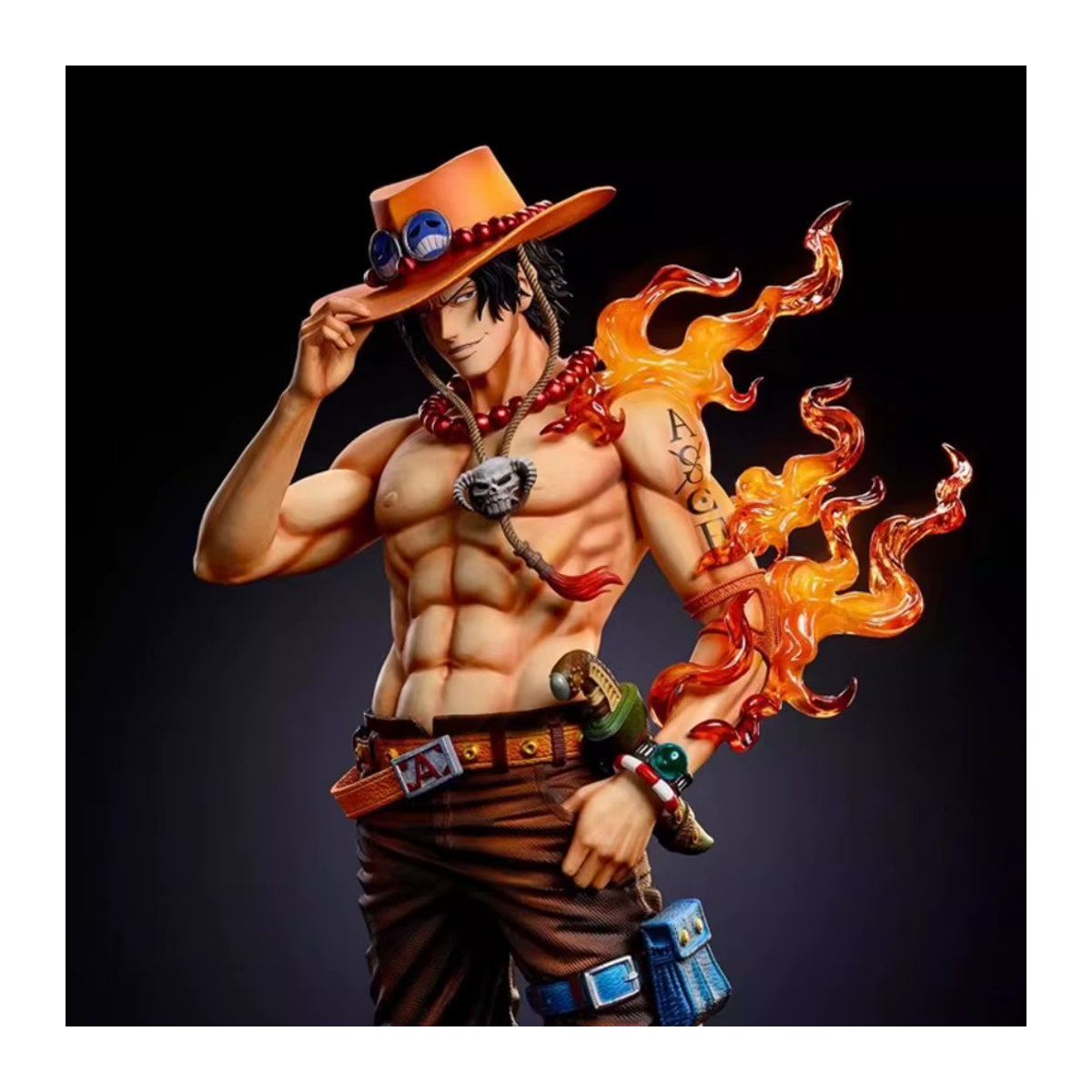 Bandai One Piece Portgas D Ace Actionfigur aus Kunststoff, mehrfarbig, Höhe: 35 cm - Bild 3