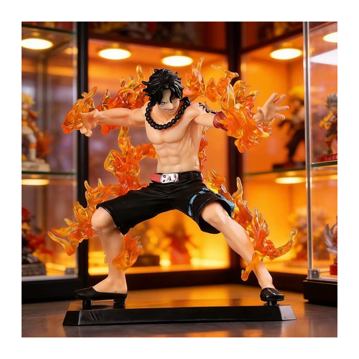 Bandai One Piece Portgas D. Ace Actionfigur aus PVC, mehrfarbiges Sammlerstück für Fans - Bild 1