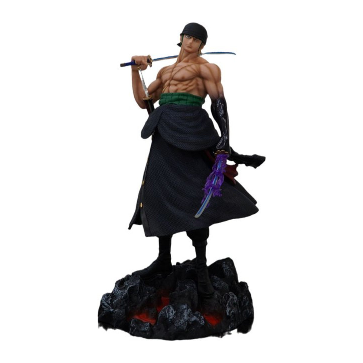 Bandai One Piece Roronoa Zoro Actionfigur aus Kunststoff, mehrfarbig, Höhe: 50 cm - Bild 1