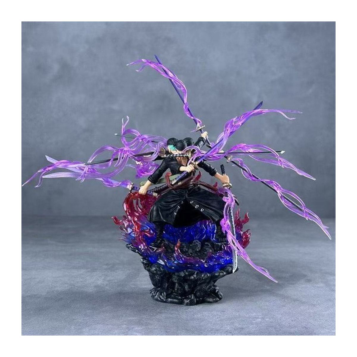 Bandai One Piece Roronoa Zoro Actionfigur aus PVC, mehrfarbig, Höhe: 15 cm - Bild 1