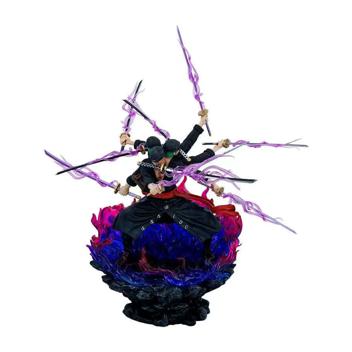 Bandai One Piece Roronoa Zoro Actionfigur aus PVC, mehrfarbig, Höhe: 15 cm - Bild 2