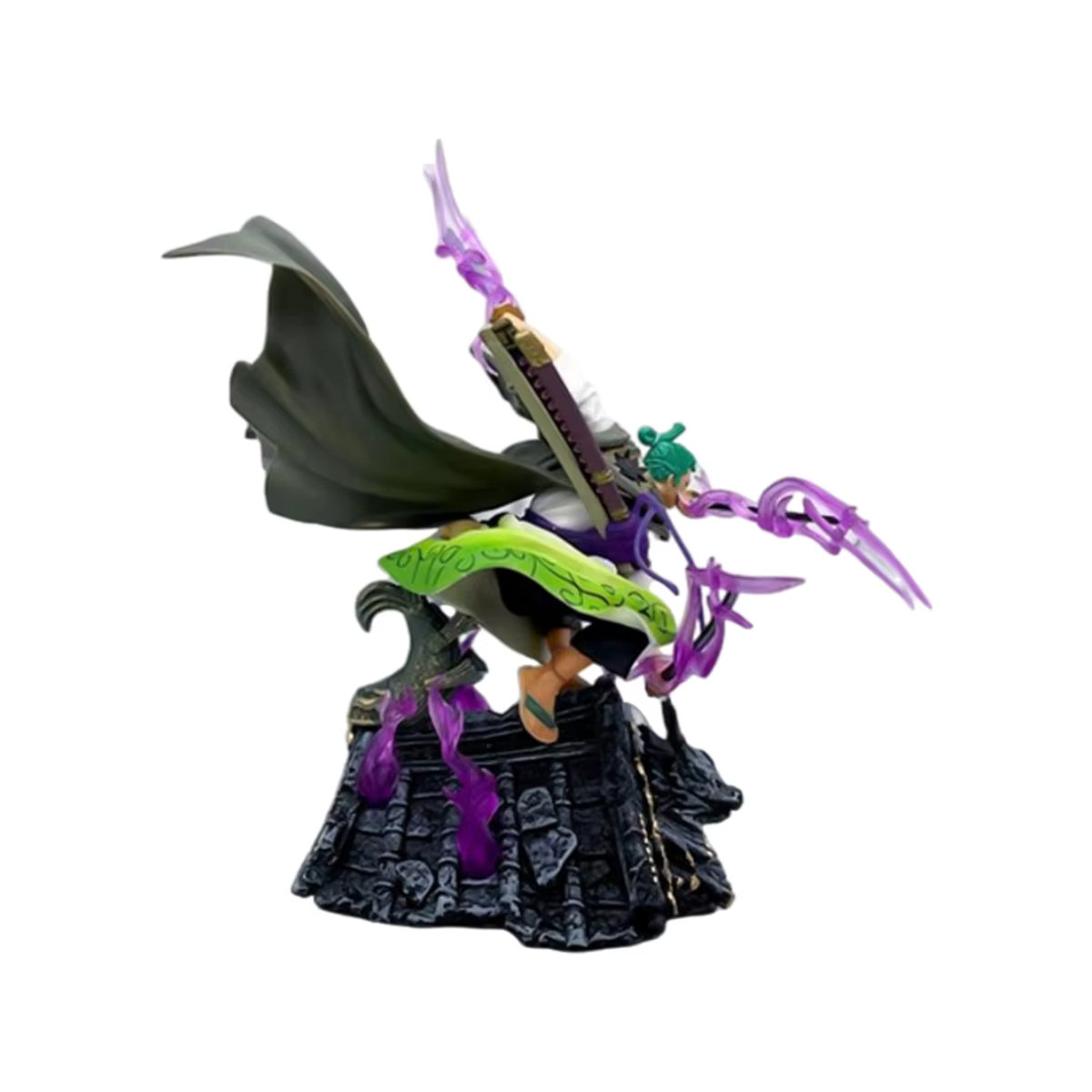 Bandai One Piece Roronoa Zoro Anime Action Figur aus PVC, mehrfarbig, Höhe: 22 cm - Bild 4