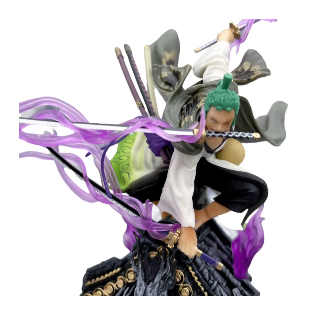 Bandai One Piece Roronoa Zoro Anime Action Figur aus PVC, mehrfarbig, Höhe: 22 cm - Bild 5