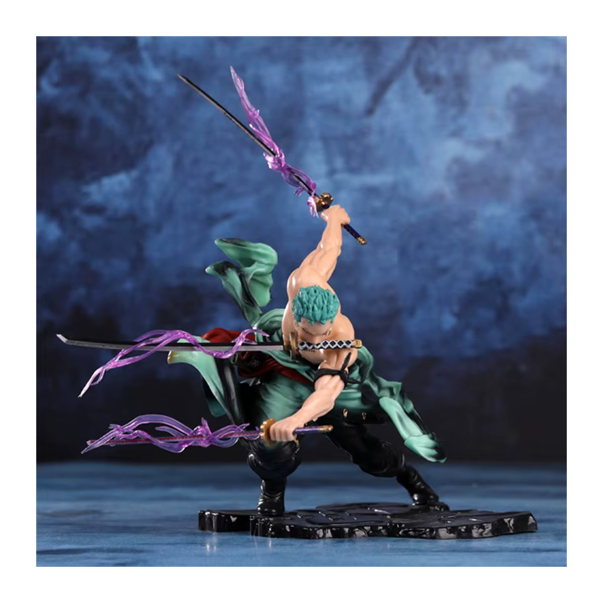 Bandai One Piece Roronoa Zoro Anime Figur aus PVC, mehrfarbig, Höhe: 10 cm - Bild 2
