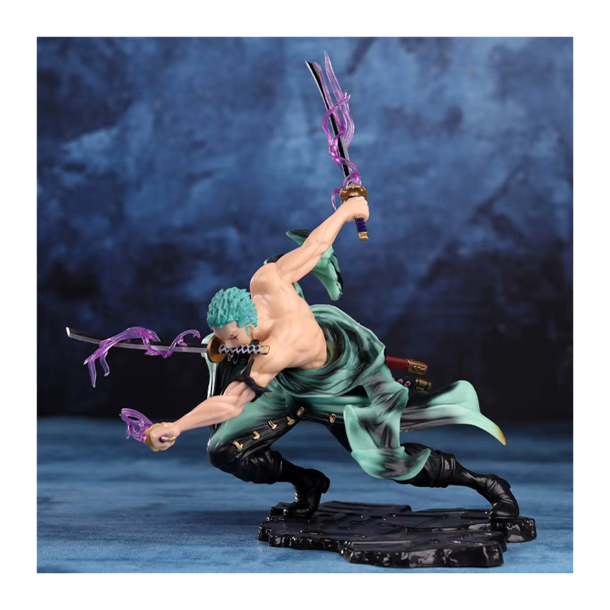 Bandai One Piece Roronoa Zoro Anime Figur aus PVC, mehrfarbig, Höhe: 10 cm - Bild 3