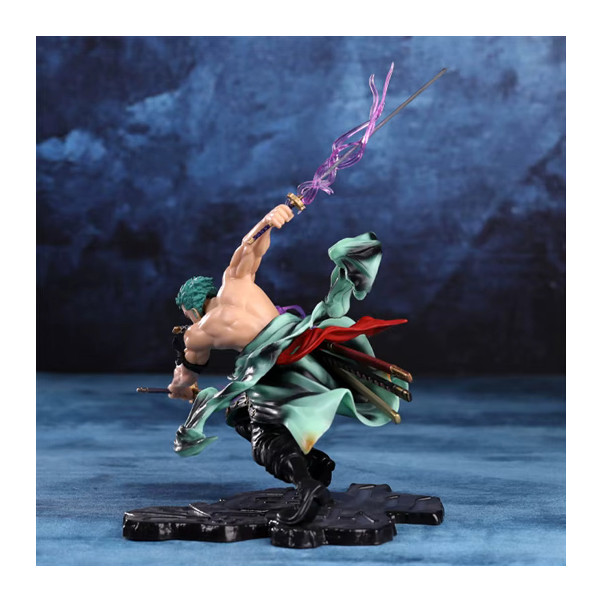 Bandai One Piece Roronoa Zoro Anime Figur aus PVC, mehrfarbig, Höhe: 10 cm - Bild 4
