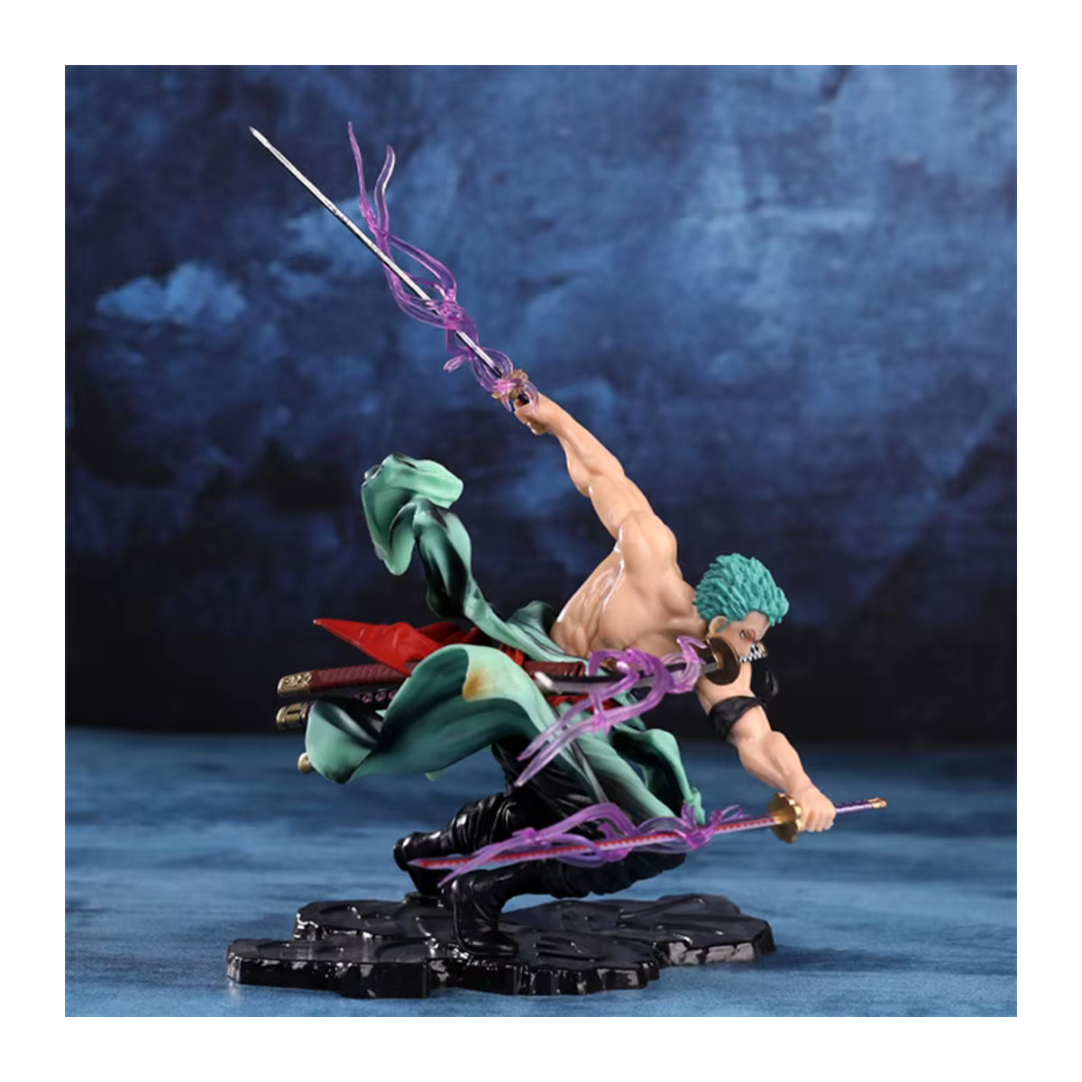 Bandai One Piece Roronoa Zoro Anime Figur aus PVC, mehrfarbig, Höhe: 10 cm - Bild 5