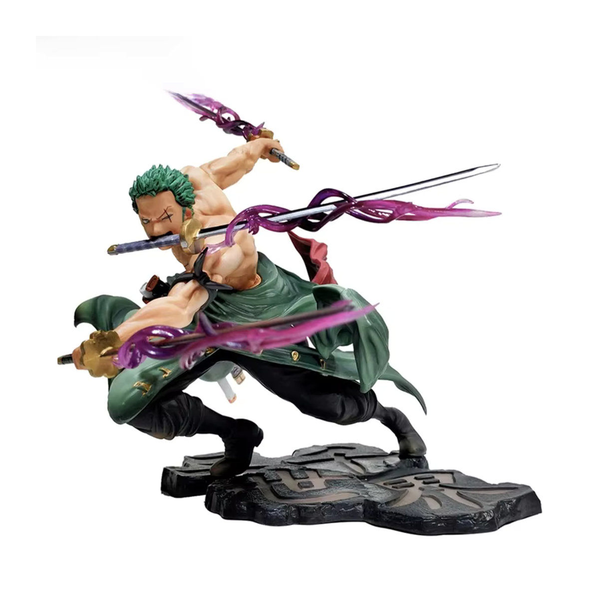 Bandai One Piece Roronoa Zoro Anime Figur aus PVC, mehrfarbig, Höhe: 10 cm - Bild 6