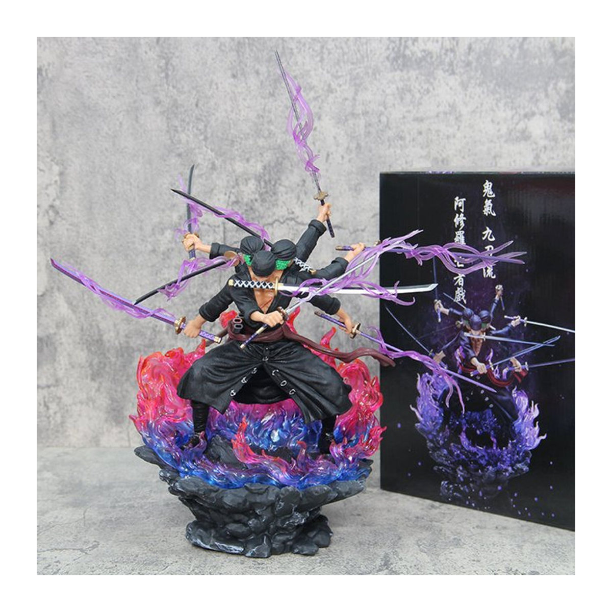 Bandai One Piece Roronoa Zoro Asura Action Figure aus Kunststoff, mehrfarbig - Bild 1