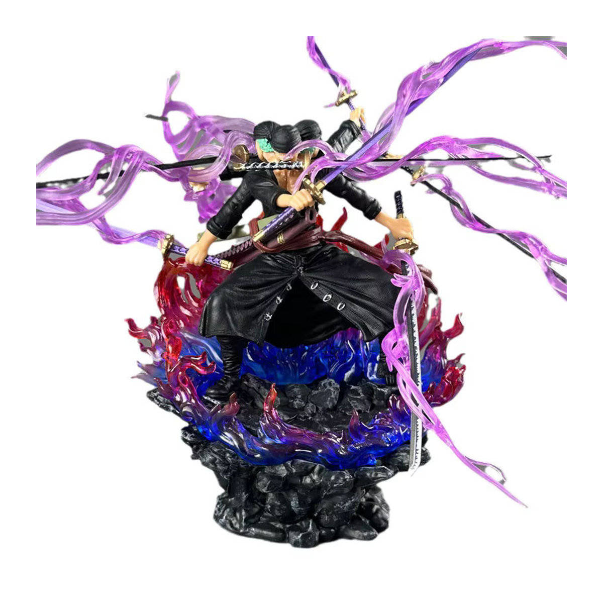 Bandai One Piece Roronoa Zoro Asura Action Figure aus Kunststoff, mehrfarbig - Bild 5