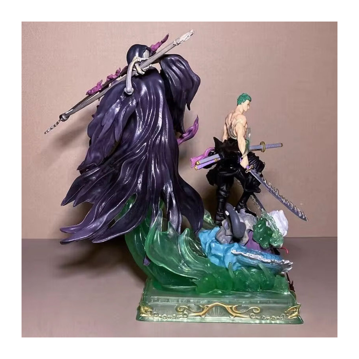 Bandai One Piece Roronoa Zoro Battle Ver. Actionfigur aus Kunststoff, mehrfarbiges Sammlerstück und Dekoration für Kinder - Bild 4