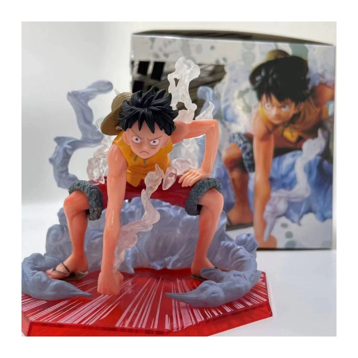 Bandai One Piece Ruffy Figur Zweite Gang Schlacht Szene aus Kunststoff, mehrfarbig - Bild 3