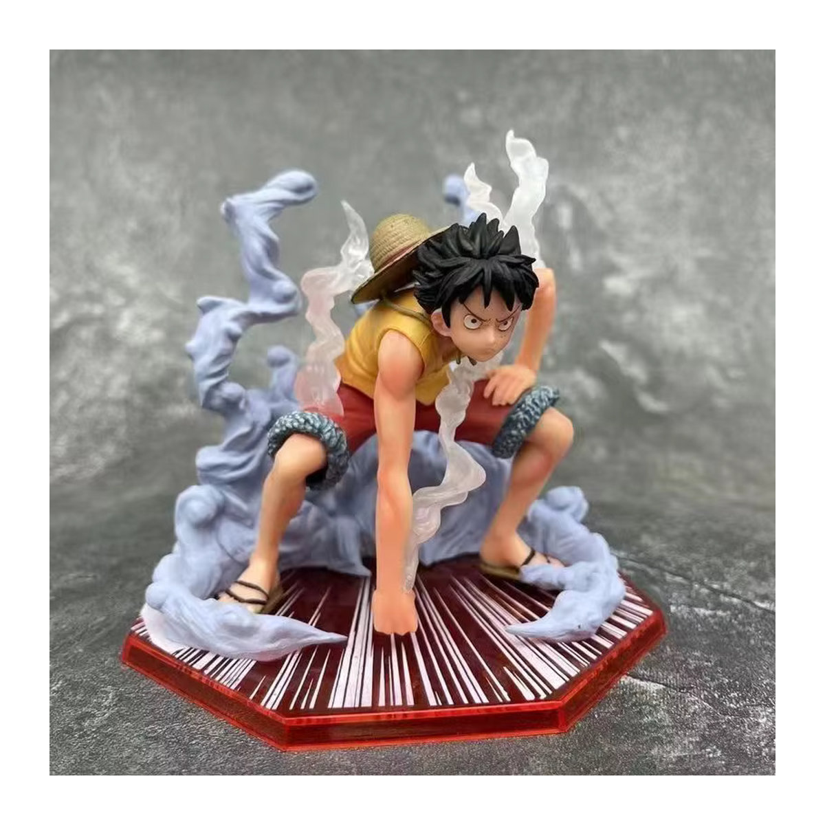 Bandai One Piece Ruffy Figur Zweite Gang Schlacht Szene aus Kunststoff, mehrfarbig - Bild 4