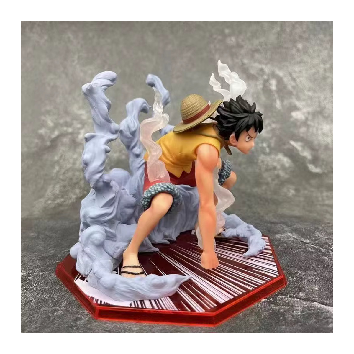 Bandai One Piece Ruffy Figur Zweite Gang Schlacht Szene aus Kunststoff, mehrfarbig - Bild 5