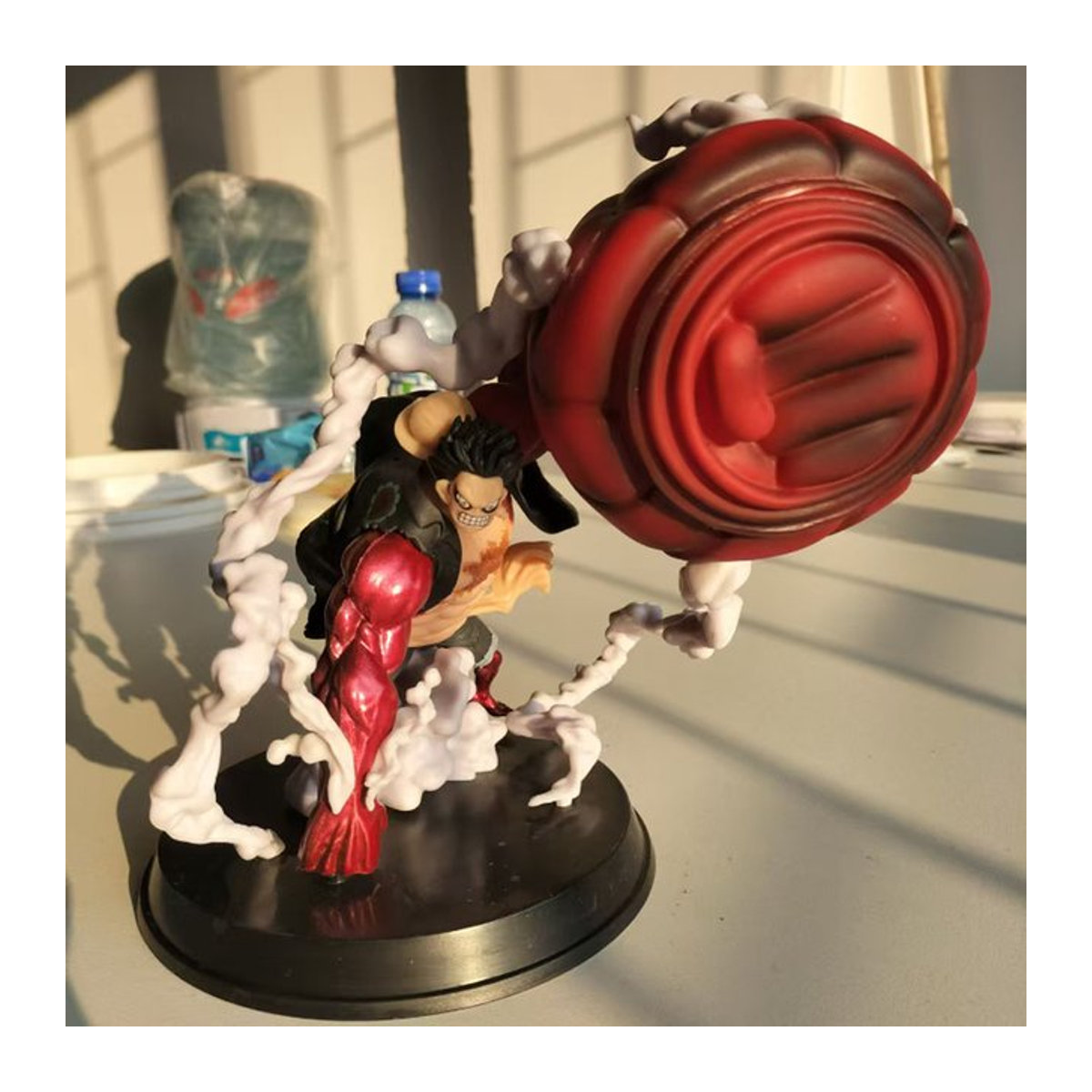 Bandai One Piece Ruffy Gear 4 Statue, mehrfarbige Anime Actionfigur aus Kunstharz, Höhe: 22 cm - Bild 1