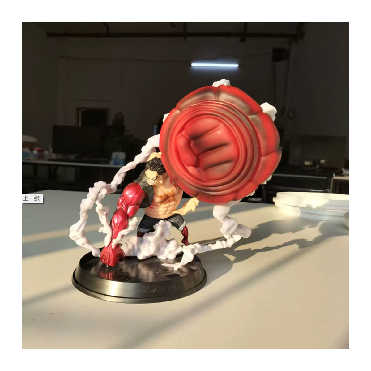 Bandai One Piece Ruffy Gear 4 Statue, mehrfarbige Anime Actionfigur aus Kunstharz, Höhe: 22 cm - Bild 2