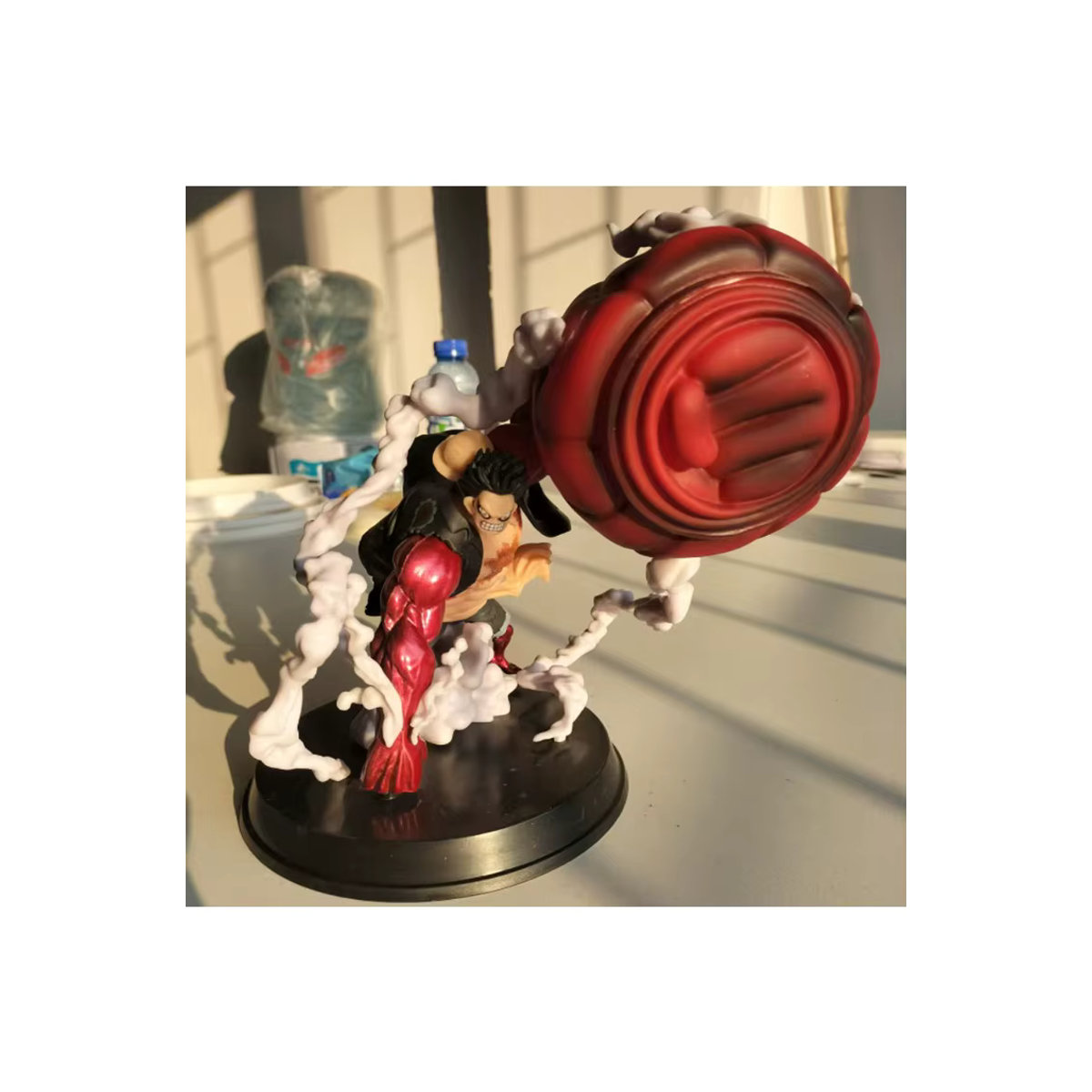 Bandai One Piece Ruffy Gear 4 Statue, mehrfarbige Anime Actionfigur aus Kunstharz, Höhe: 22 cm - Bild 7