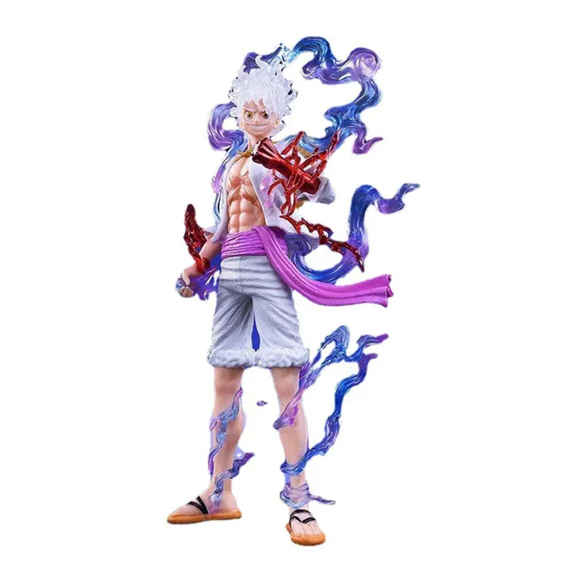 Bandai One Piece Ruffy Gear 5 Nika Sonnengott Actionfigur in Weiß, Höhe: 21 cm - Bild 1