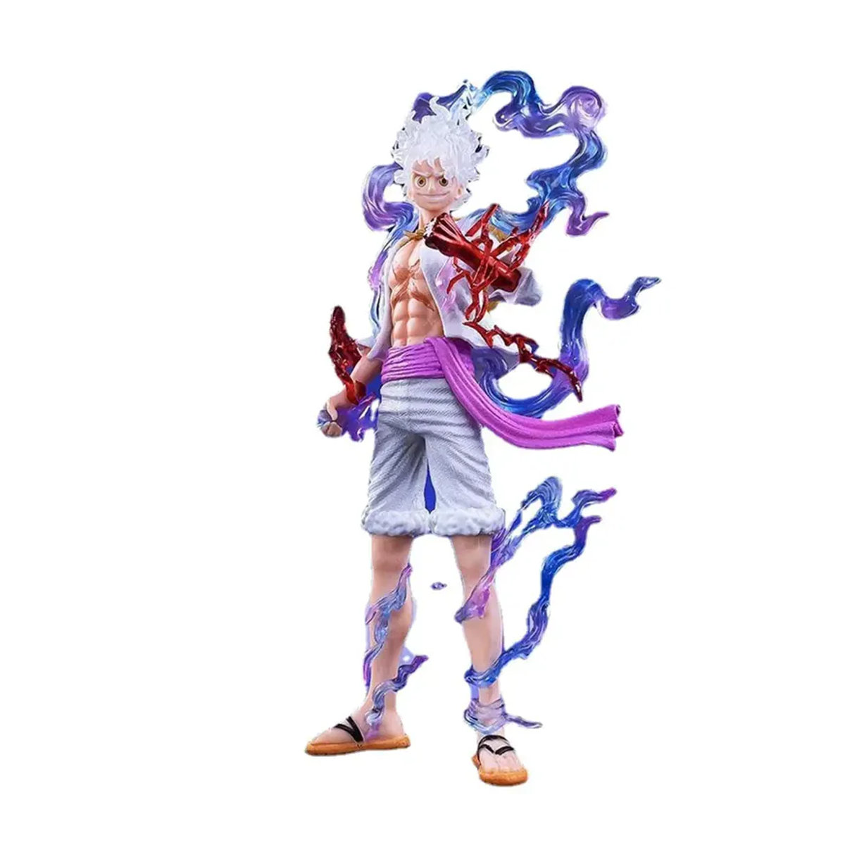 Bandai One Piece Ruffy Gear 5 Nika Sonnengott Actionfigur in Weiß, Höhe: 21 cm - Bild 7